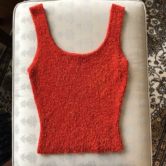 Cache Tops - 🔥2/$15🔥Cache Rib-Knit Top Orange🔥
